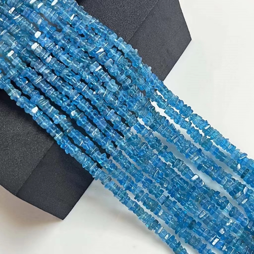 Gemstone Irregular Flat Sheet spacer beads strand 4*4*2mm