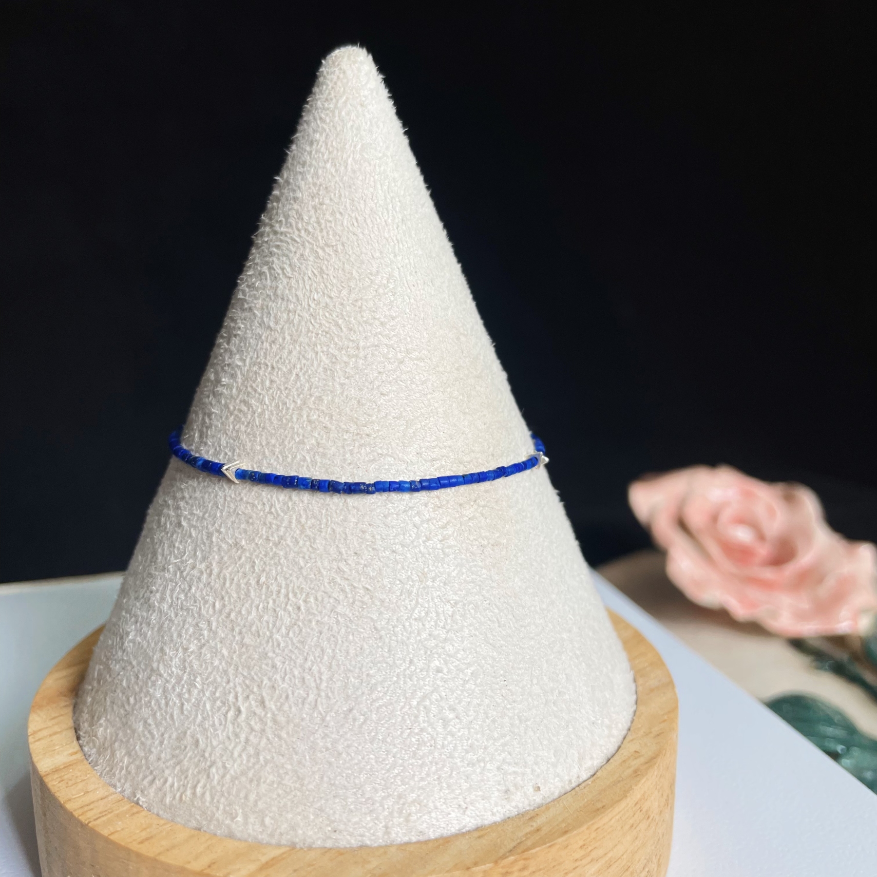 Super Thin 1mm Lapis Lazuli Bracelet