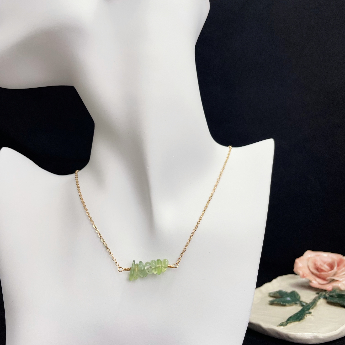 Minimalist Gemstones Necklace