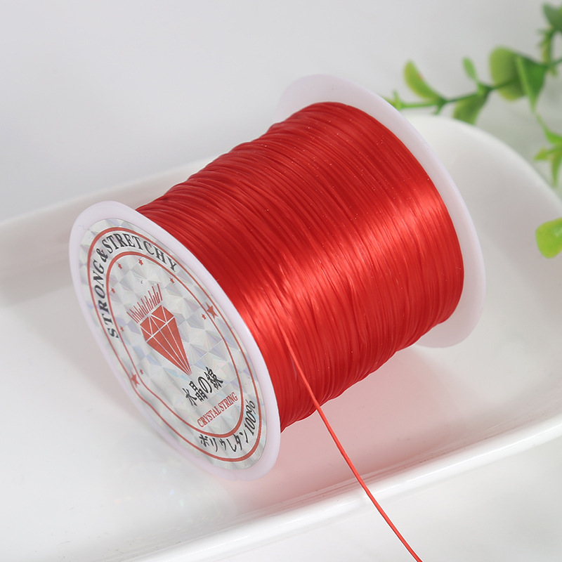 Colors Elastic Flat Multi-strand Crystal String for Jewelry Making