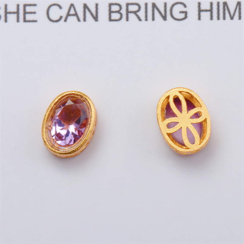  925 Silver Crustification Amethyst Accessory