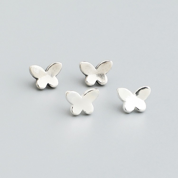 6.6*5mm 925 Silver Little Butterfly Spacer Bead Jewelry Charm