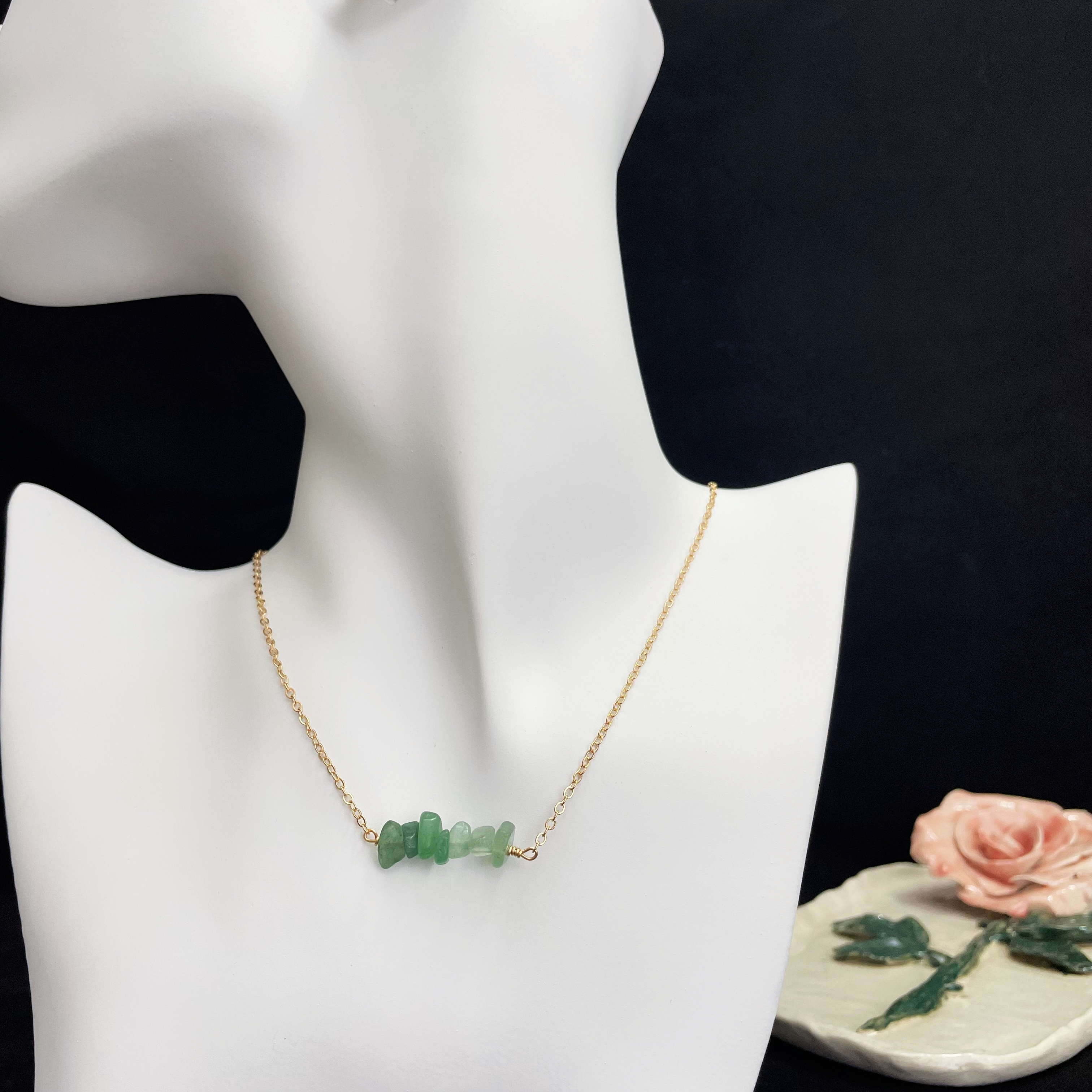 Minimalist Gemstones Necklace