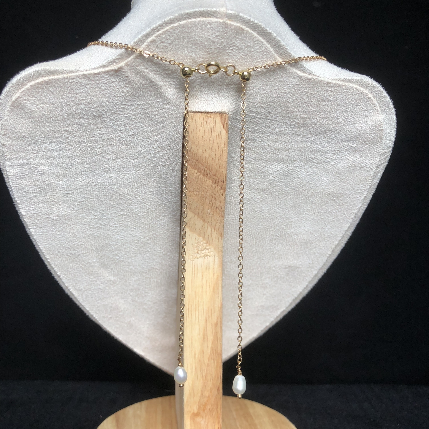 Pearl Drop Fringe Necklace