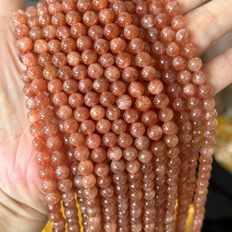 Natural Gemstone 4-12mm Round Beads Strand