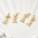 #33 Fishbone  20*7.7mm  14k gold