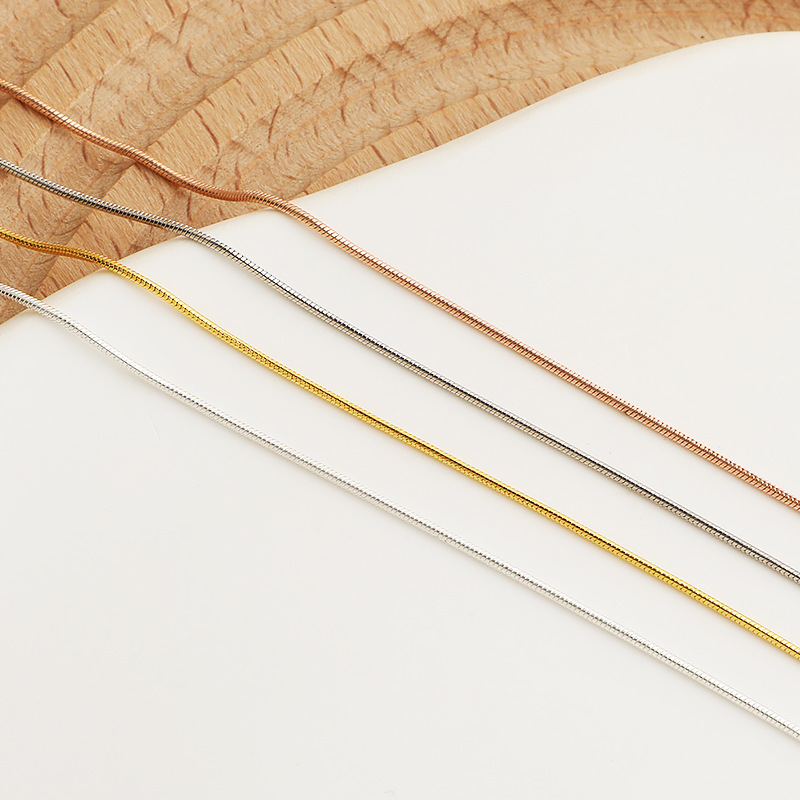 Detachable 925 Sterling Silver Snake Chain Bracelet Accessory