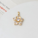 #9 white peach blossom 18*20mm