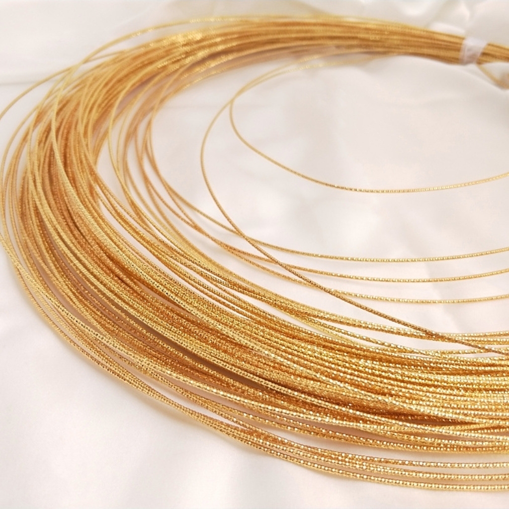 Gold Plated Copper Preserving Twisted Wire Half Hard 1M
