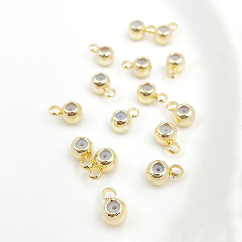 Stopper Beads Silicone Slider Beads 3mm 4mm 5mm