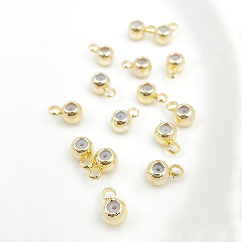 Stopper Beads Silicone Slider Beads 3mm 4mm 5mm