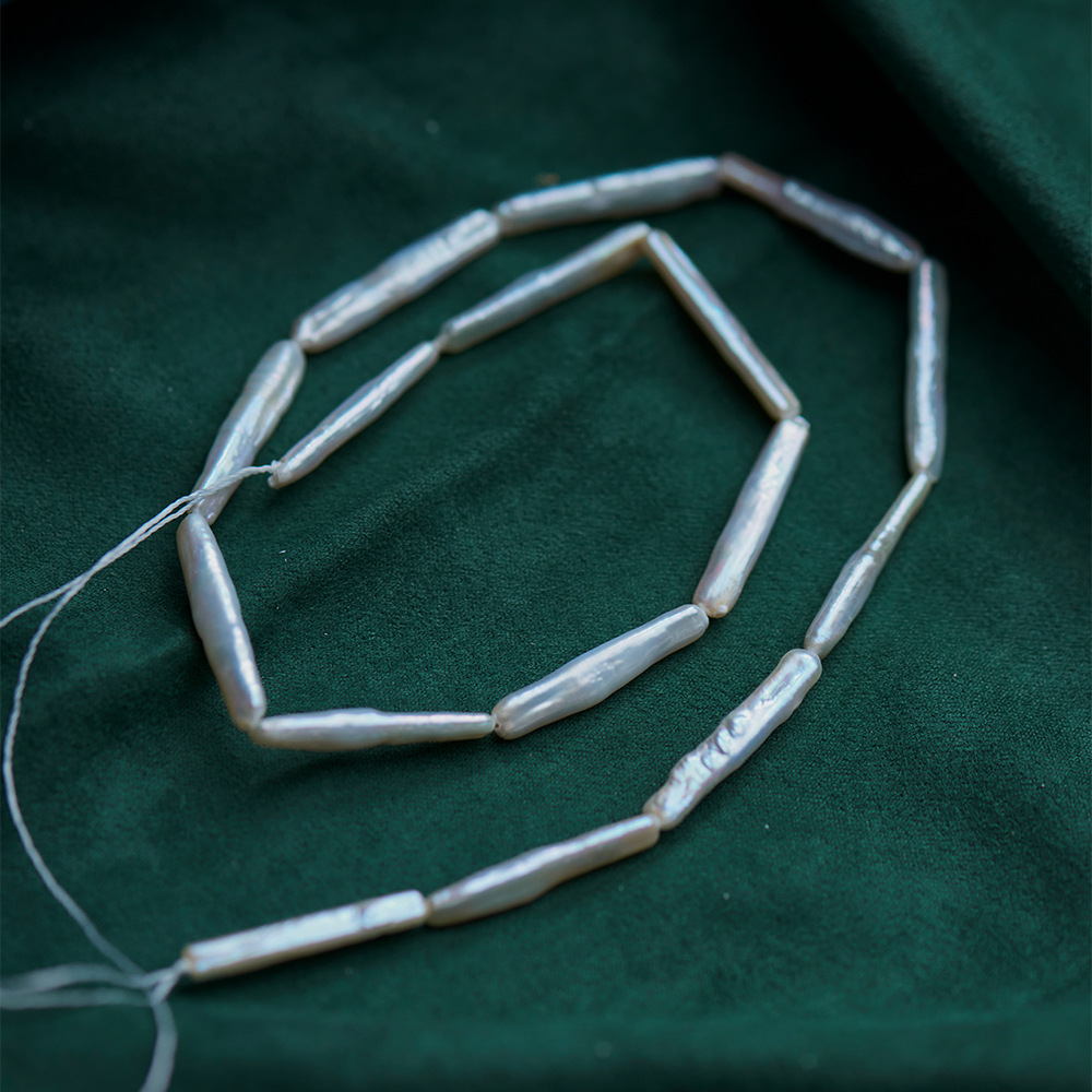 Baroque Bar-shaped Pearl Cross Hole