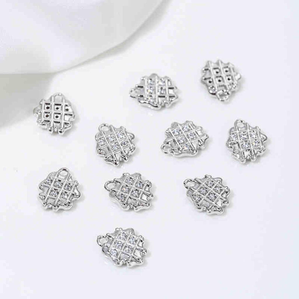 Gold Plated Cake Cookie Pendant Afternoon Tea Theme Charms for DIY