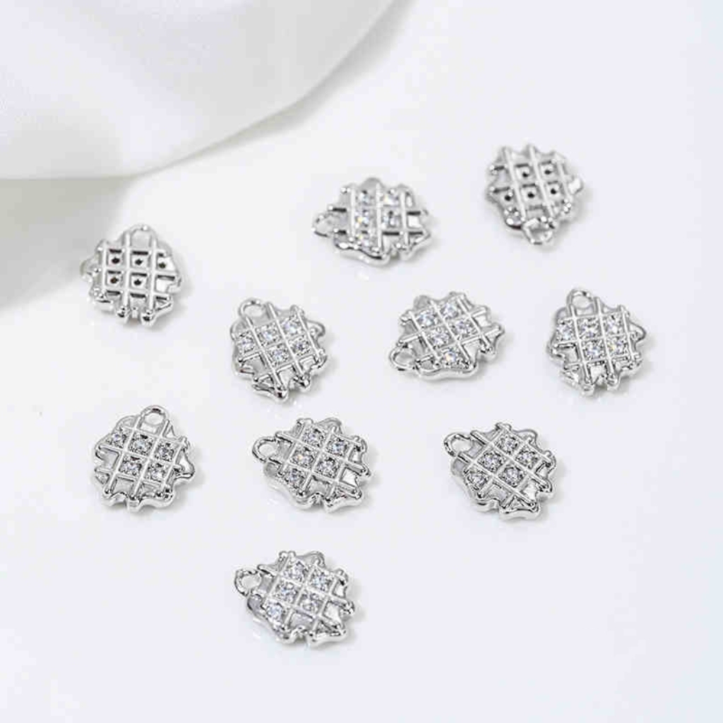 Gold Plated Cake Cookie Pendant Afternoon Tea Theme Charms for DIY