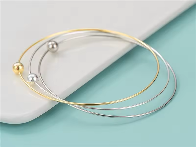 Screw Knob Ball Detachable 925 Silver Bracelet Accessory