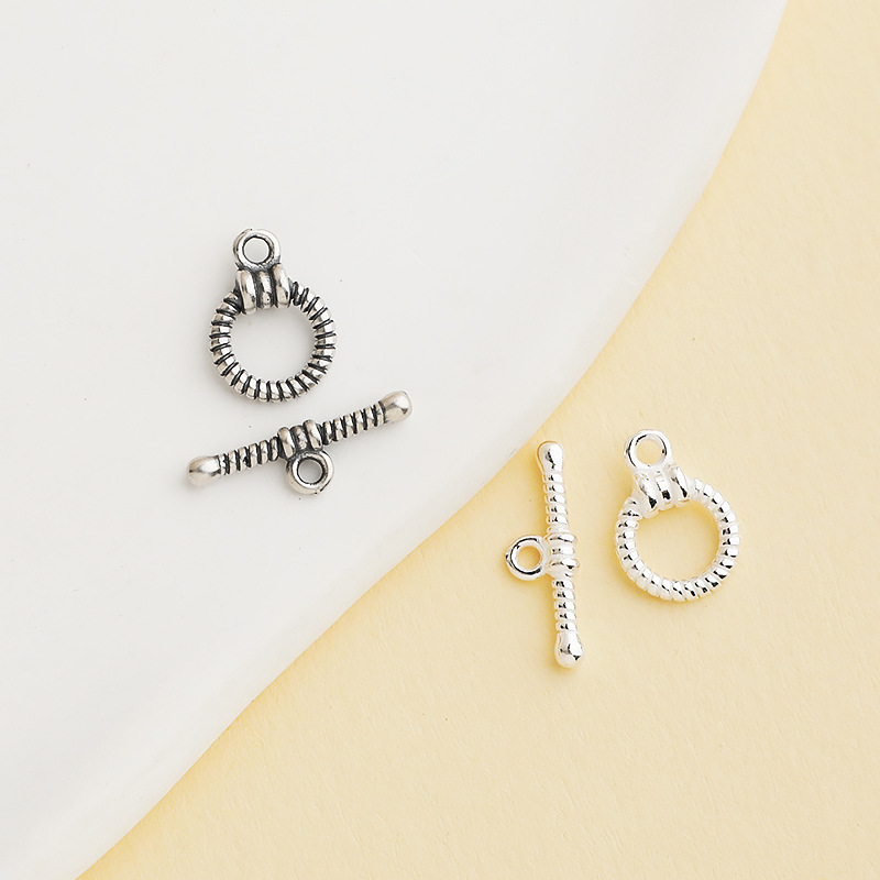925 Sterling Silver OT Buckle for Necklace Bracelet Making