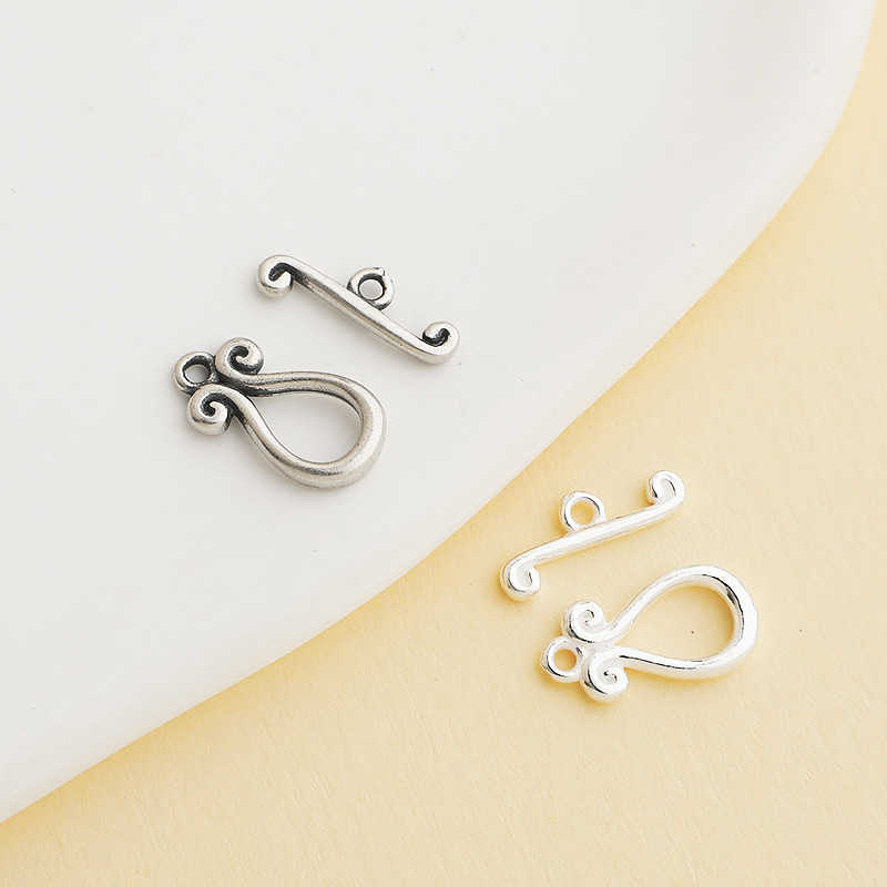 925 Sterling Silver OT Buckle for Necklace Bracelet Making