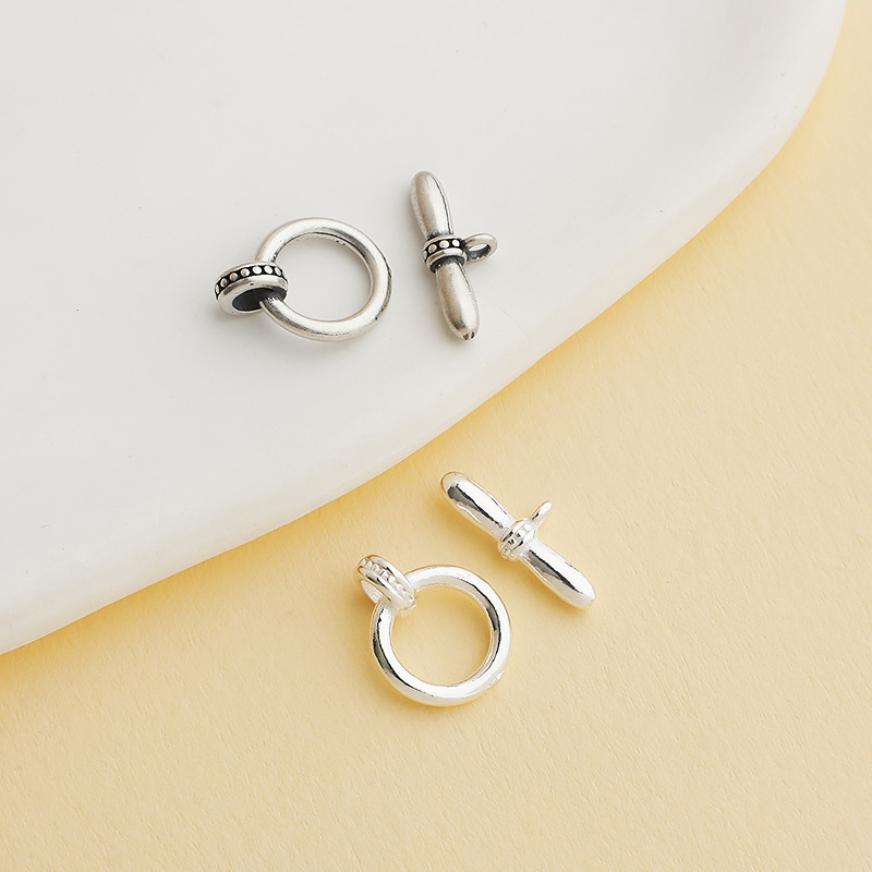 925 Sterling Silver OT Buckle for Necklace Bracelet Making