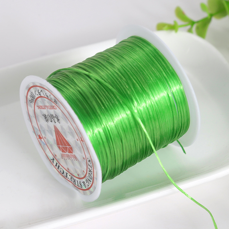 Colors Elastic Flat Multi-strand Crystal String for Jewelry Making