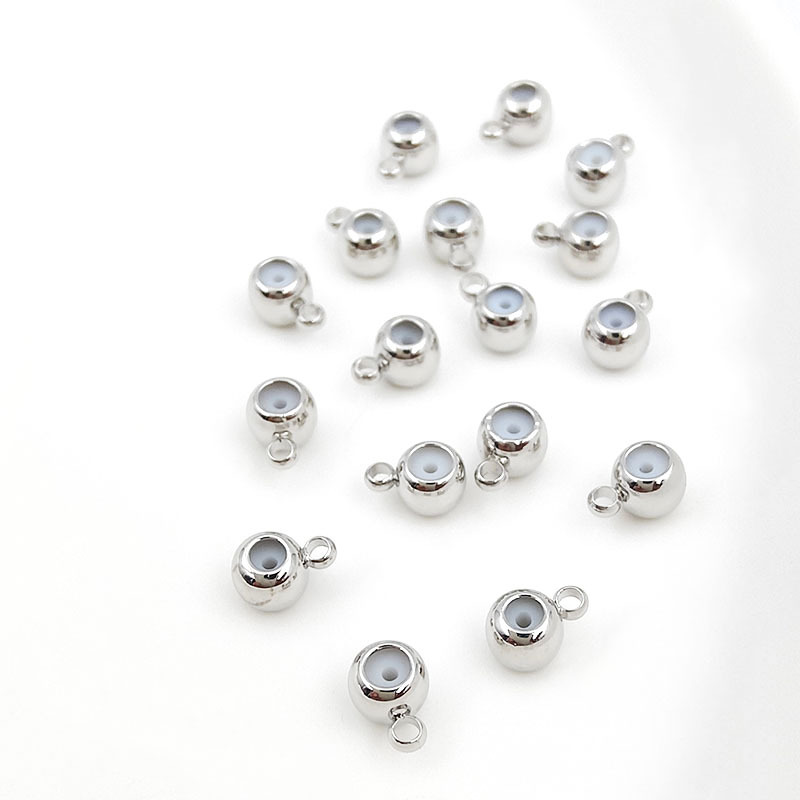 Stopper Beads Silicone Slider Beads 3mm 4mm 5mm