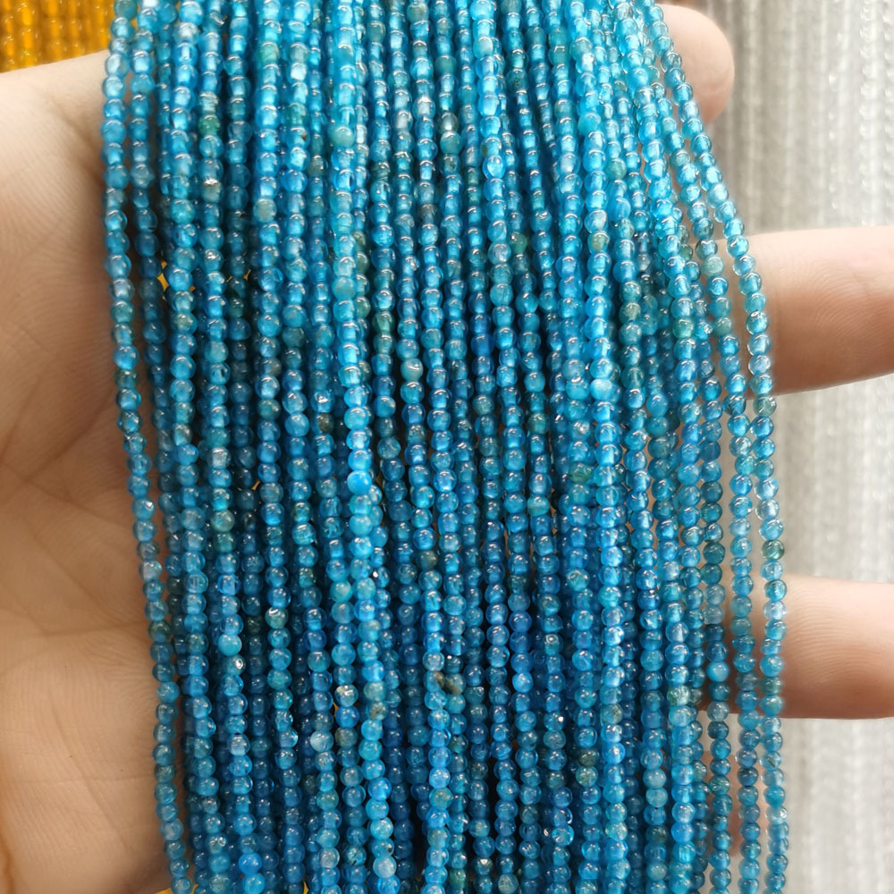 2mm 3mm Mini Natural Gemstone Round Beads Strand