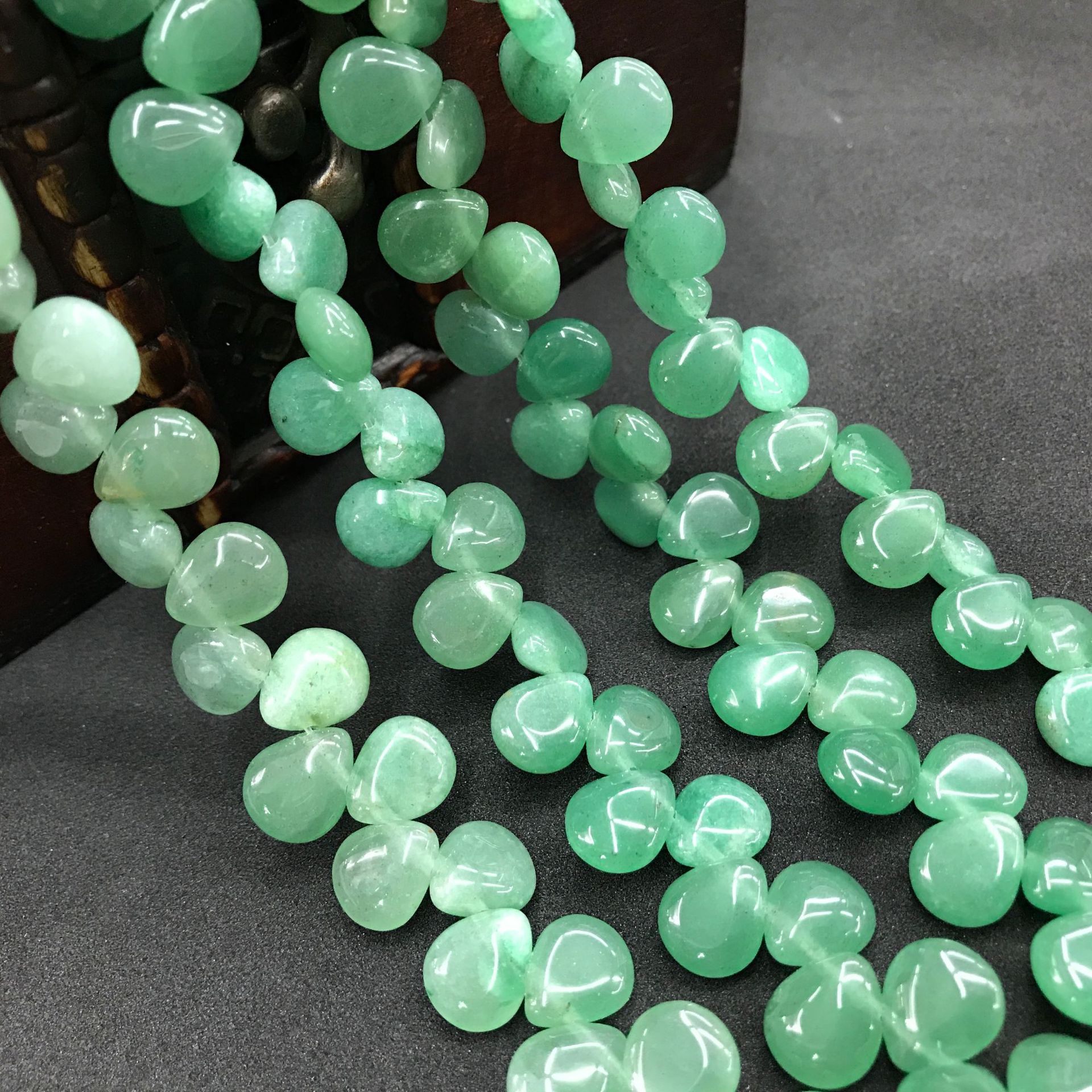 10*12mm Natural Gemstone Waterdrop Shaped Beads Strand