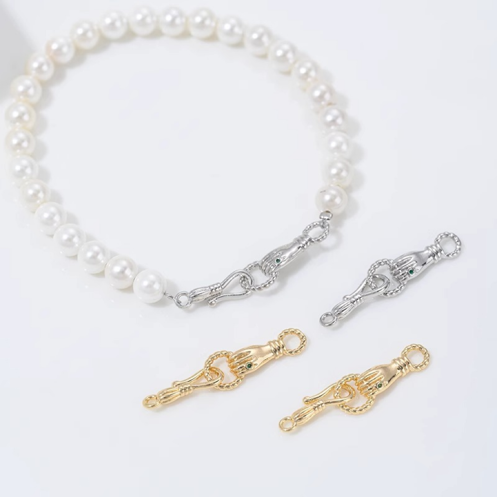 Fishhook Shaped Buckle for Necklace Bracelet Making