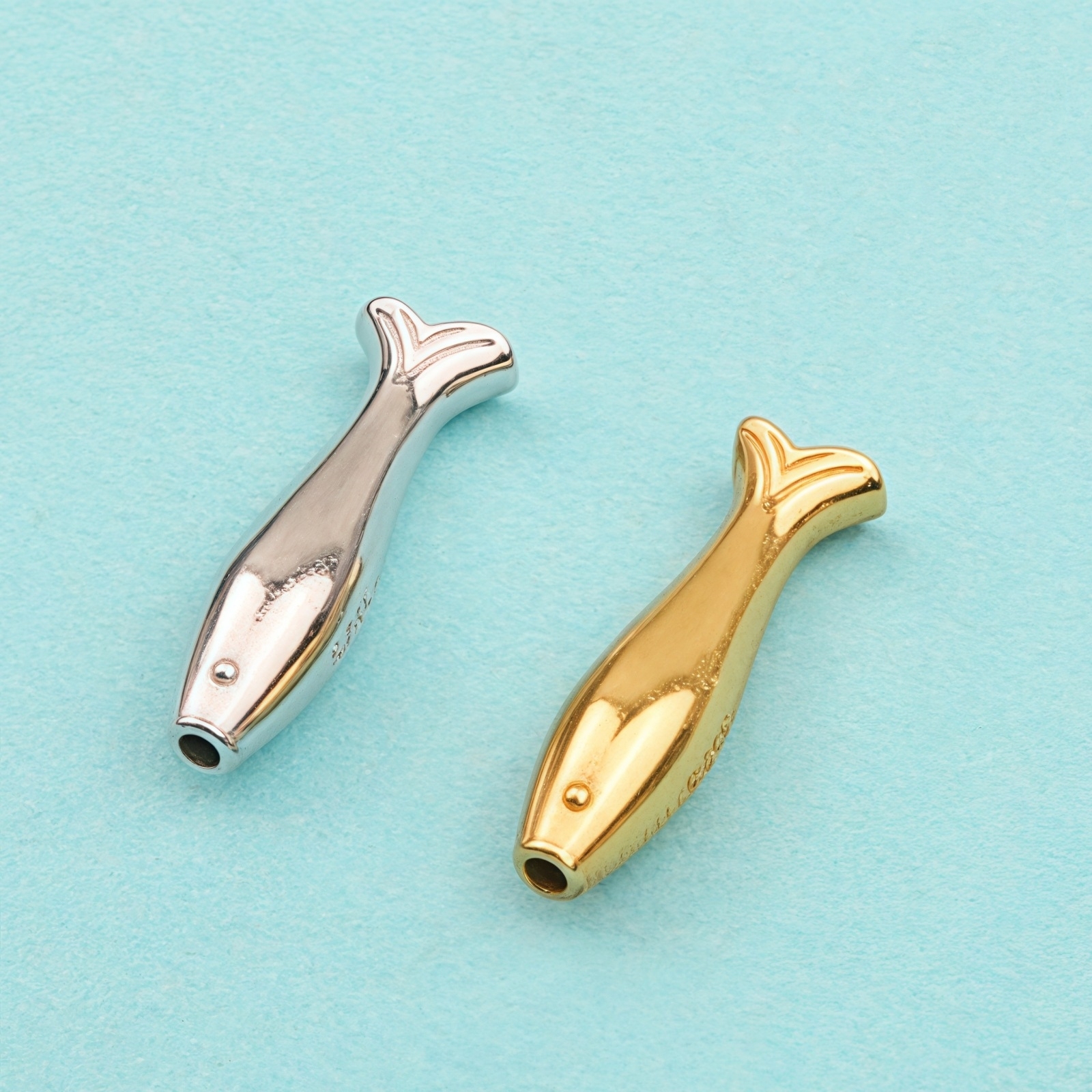 925 Sterling Silver Dainty Little Fish Spacer Bead for Jewelry DIY