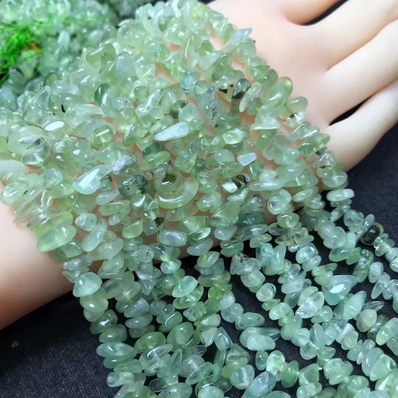 Real Natual Crystals Raw Stone Beads A String