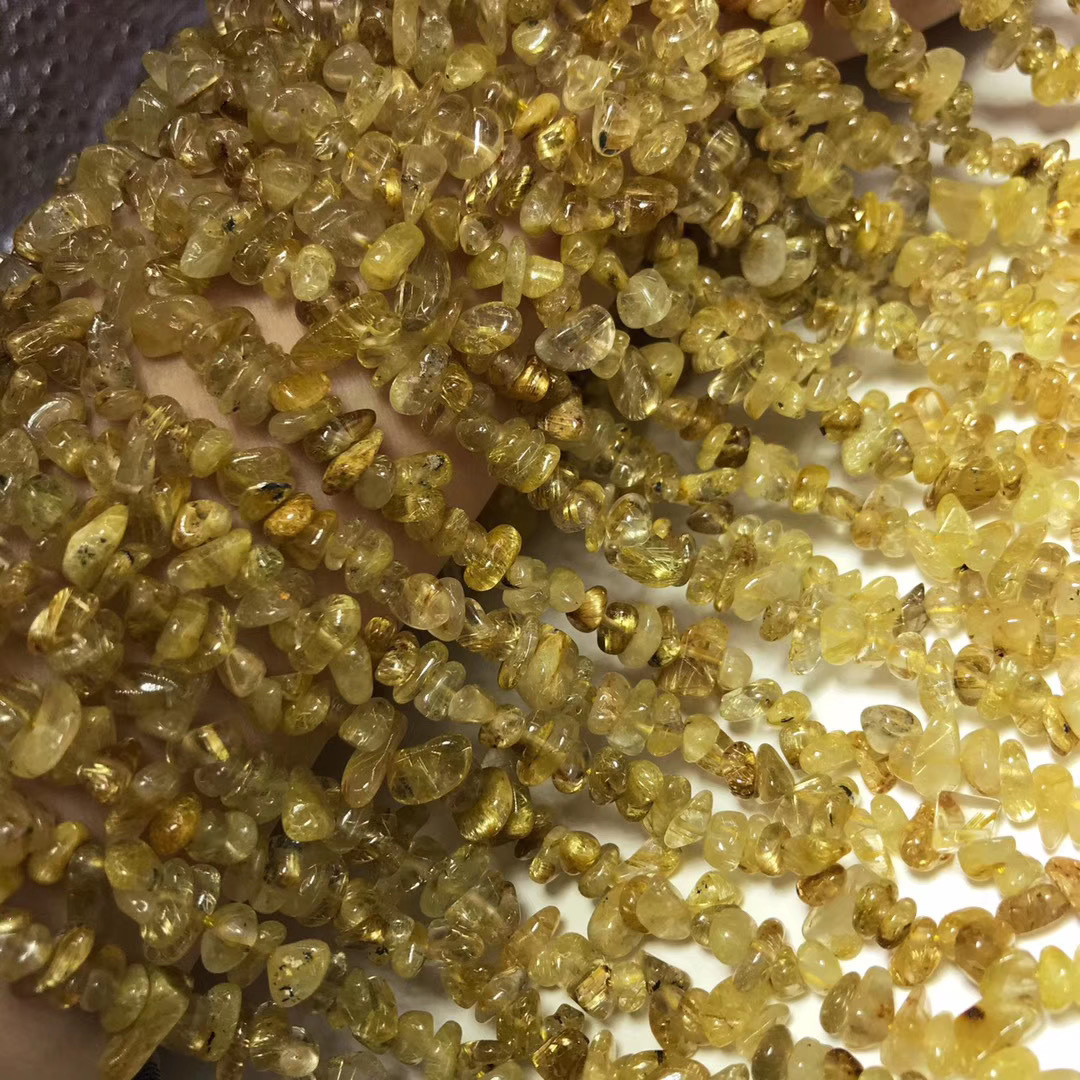 Real Natual Crystals Raw Stone Beads A String