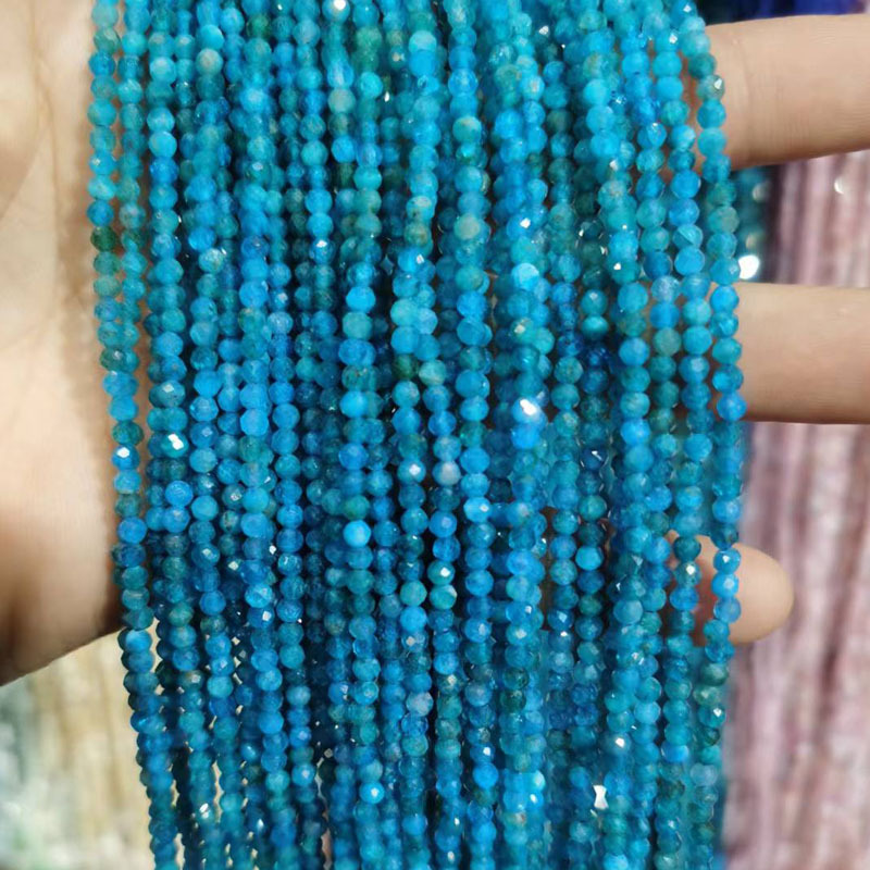 Natural Gemstone 2mm 3mm 4mm Faced Beads Strand-likayjewel