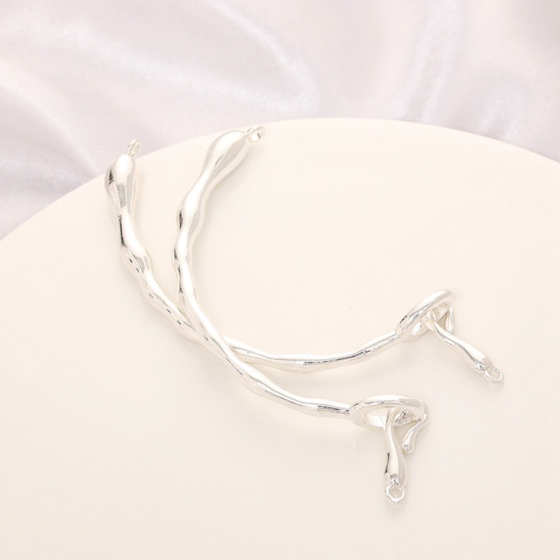 14k Gold Half Bracelet Accessory Irregular Branch Bracelet