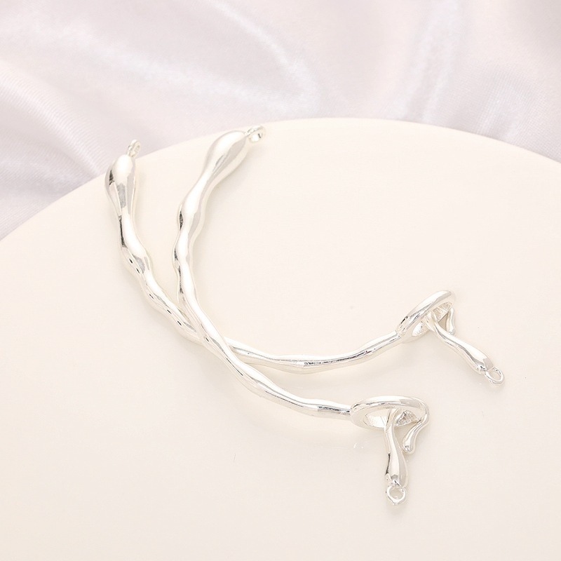 14k Gold Half Bracelet Accessory Irregular Branch Bracelet