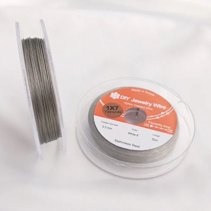 7 Strand Stainless Steel Bead Stringing Wire