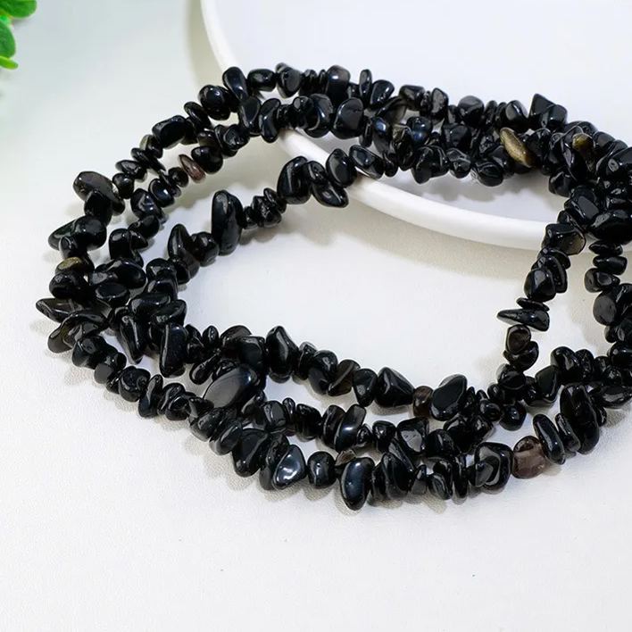 Real Natual Crystals Raw Stone Beads A String