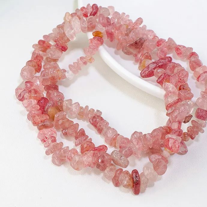Real Natual Crystals Raw Stone Beads A String