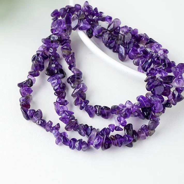 Real Natual Crystals Raw Stone Beads A String