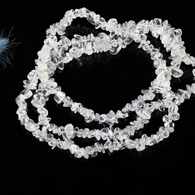 Real Natual Crystals Raw Stone Beads A String