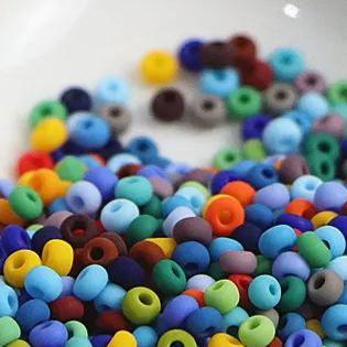 Frosted Seed Beads 3mm