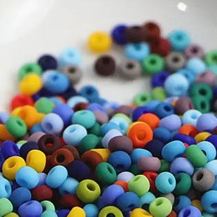 Frosted Seed Beads 3mm