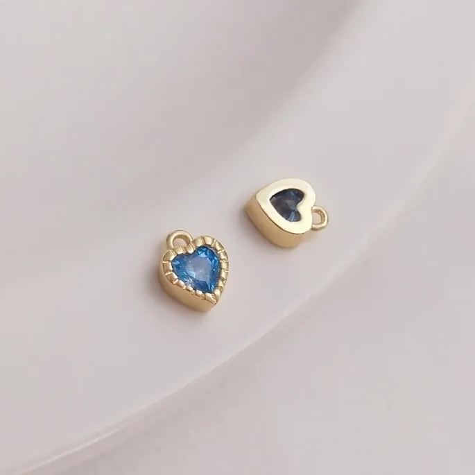 Colors Zircon Little Heart Pendant