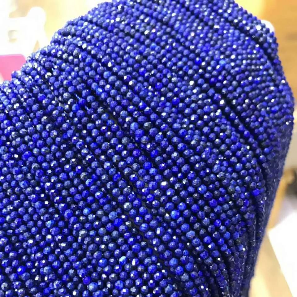 Natural Gemstone 2mm 3mm 4mm Faced Beads Strand