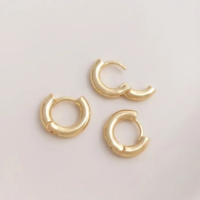 14k Gold Earrings Clasp Accessory
