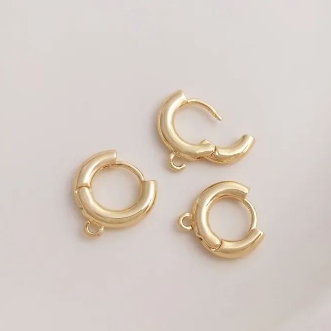 14k Gold Earrings Clasp Accessory