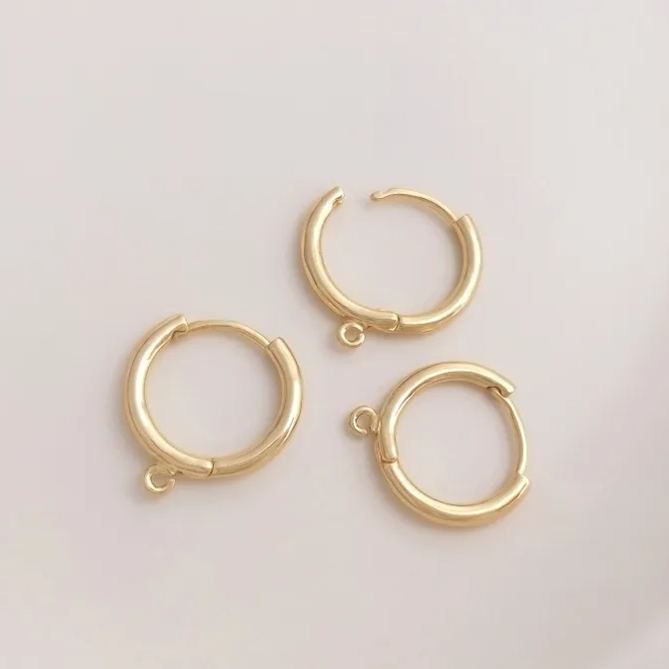 14k Gold Earrings Clasp Accessory