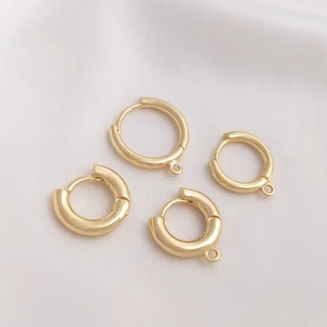 14k Gold Earrings Clasp Accessory