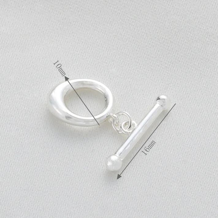 Simple Style OT Buckle 14k Gold and Silver