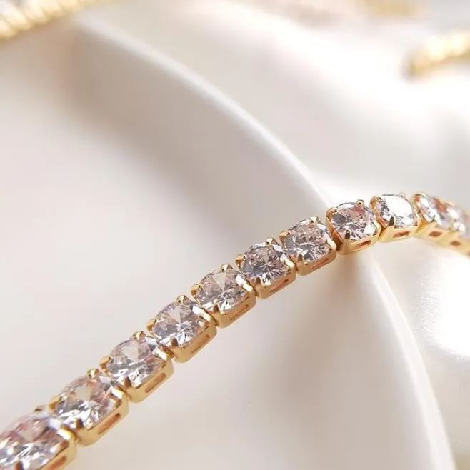 Austria Zircon Square Beads Strand