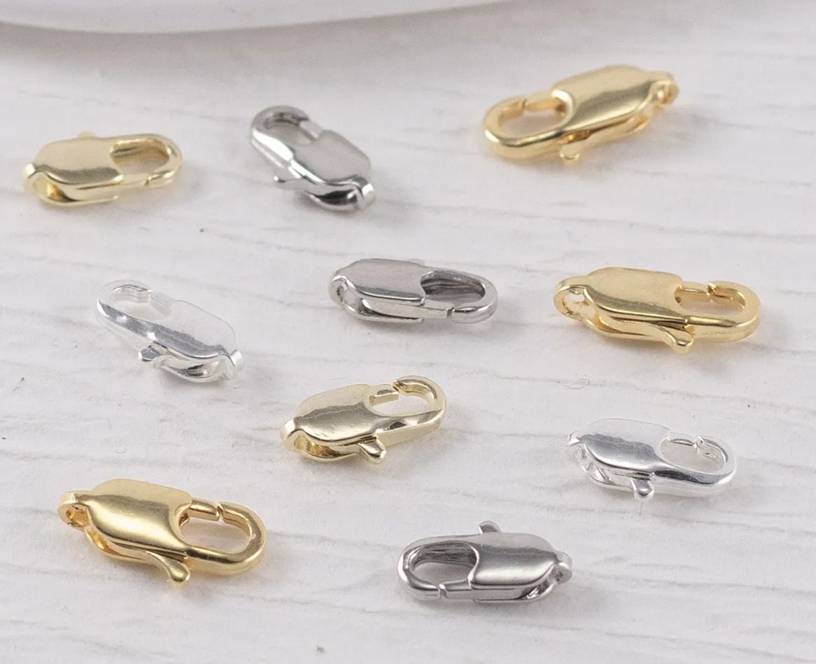 Gold Plated Copper Fishtail Clasp 1 piece