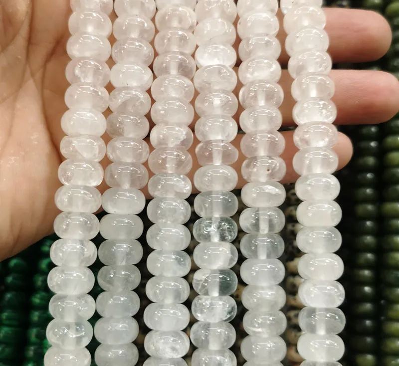 Natural Gemstone 6*10mm Wheel Beads Strand 